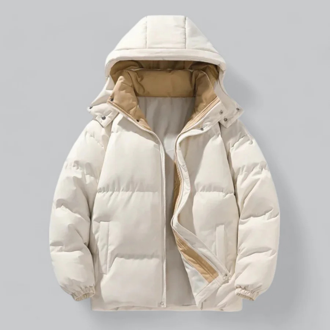 Men's Hooded Puffer Jacket | Winter
