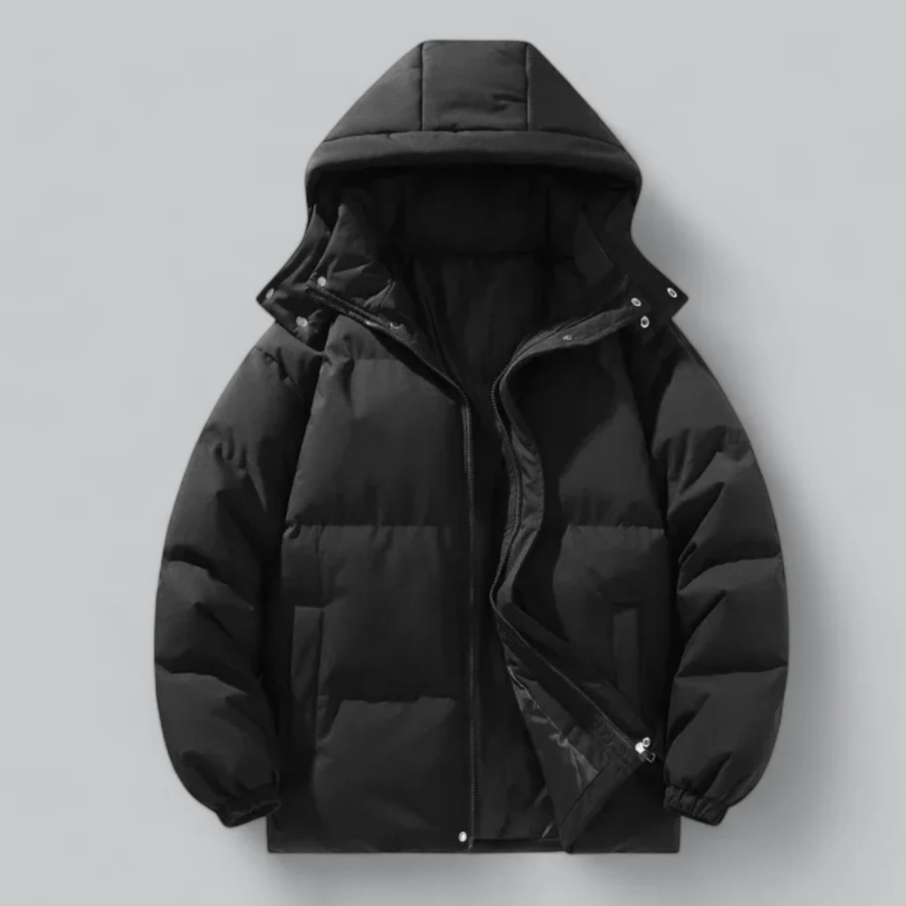 Men's Hooded Puffer Jacket | Winter