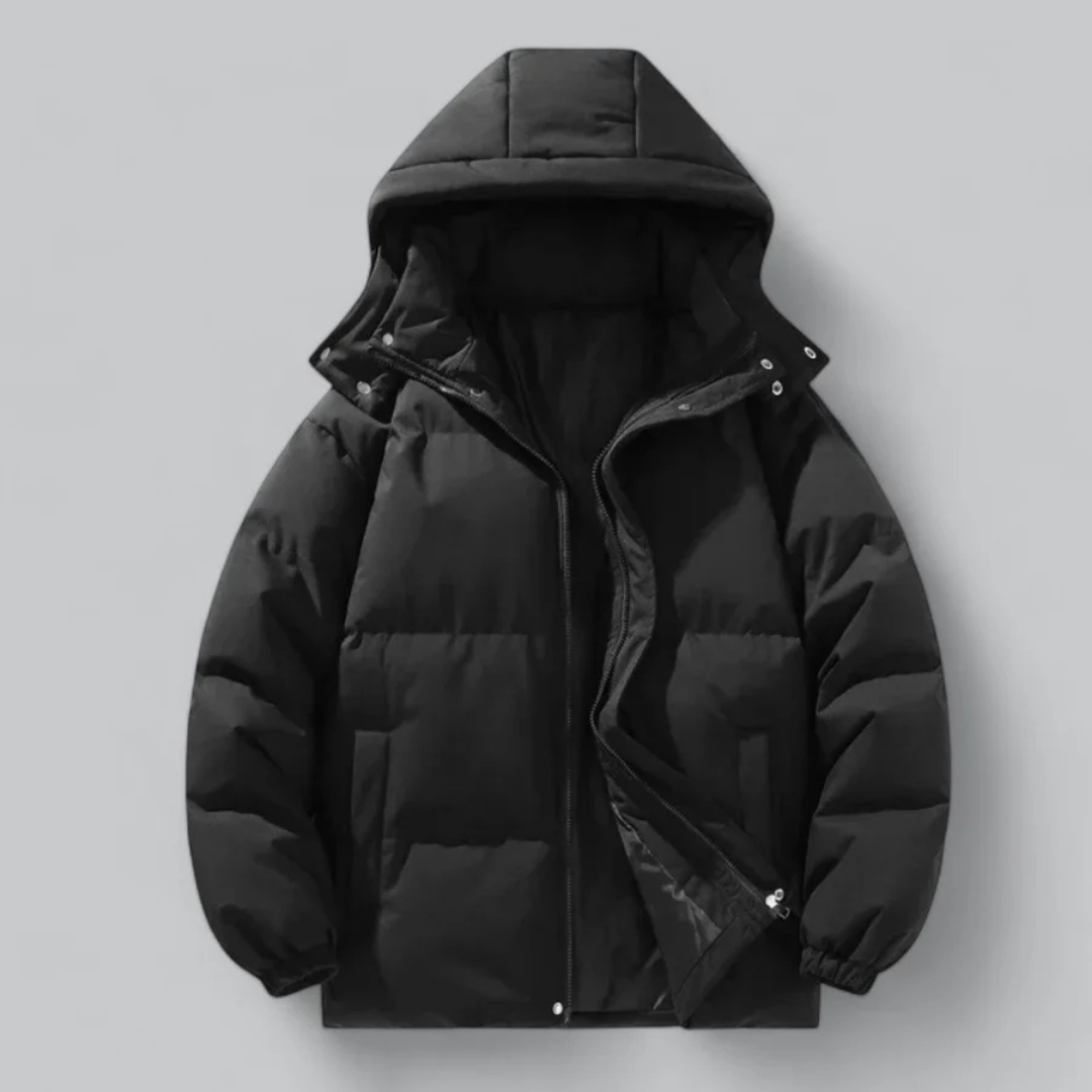 Men's Hooded Puffer Jacket | Winter